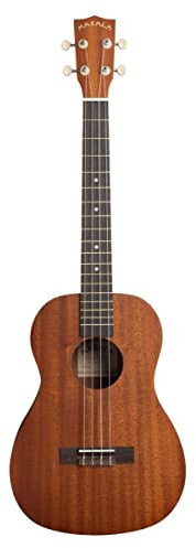 Kala Makala Classic 30 Inch Ukulele - Entry Level with Vintage Look, 18 Nickel Frets, and Excellent Sound for Beginners, Classrooms - Baritone