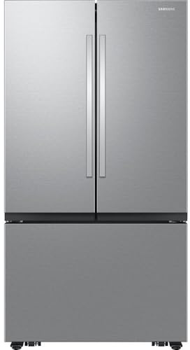 Samsung 32 cu. ft. Mega Capacity 3-Door French Door Refrigerator with Dual Auto Ice Maker, Stainless Steel, RF32CG5100SRAA
