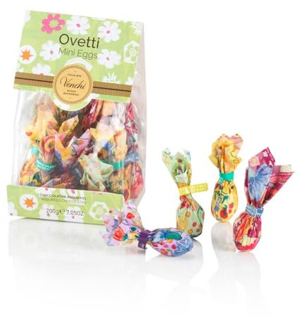 Venchi - Ovetti di Cioccolato, Gusti Assortiti con Nocciola Piemonte IGP, Pistacchi e Mandorle, Senza Glutine, 150 gr, Collezione Pasqua, Idea Regalo