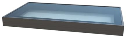 Framed Skylight 800 x 1800 mm Double Glazed Rooflight Window Toughened Glass 20 Year Warranty