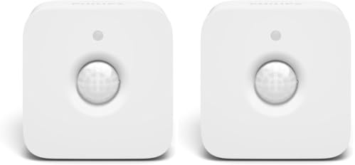 Philips Hue Indoor Motion Sensor with Wireless Control. Smart Lighting Accessory, White (Pack of 2)