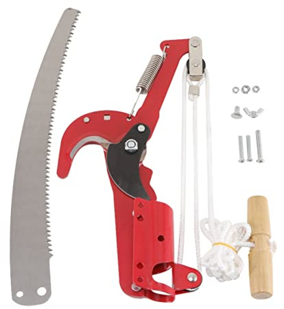 TOYANDONA Sécateur à Branches de Fruit en Acier pour Jardinage, Ciseaux Horticoles Haute Précision, Coupe Facile des Arbres et Vergers, Outil Manuel Robuste pour Taille de Couleur Aléatoire