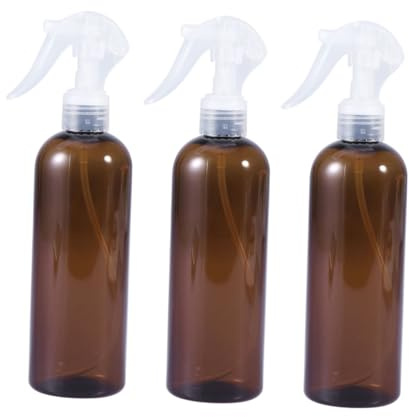 Mikikit 3piezas Botella Pistola Pulverizadora de Botella Rociadora de Plástico para Peluquería Pulverizador Vacío y Rellenable como Rociador de Agua para Peinar el Cabello