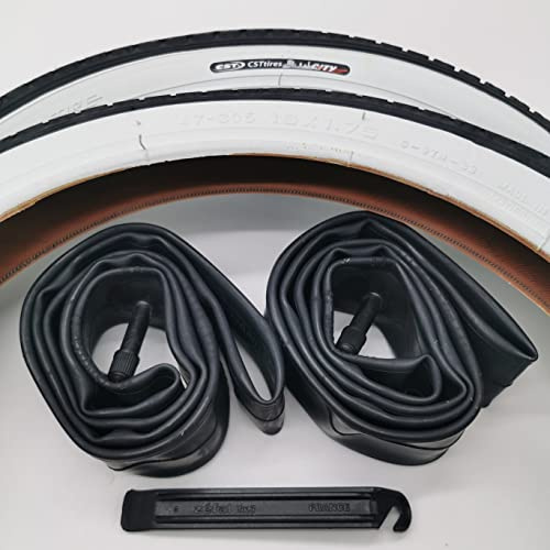 CST 2X Weißwand Reifen 16 Zoll + AV Schläuche Decke Mantel Fahrrad Klapprad Anhänger 16 x 1.75 | 47-305