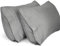 Lirex 2er Pack Kissenbezug 50 x 101 cm, Weiche Gebürstete Mikrofaser-Kissenbezüge, Hotelverschluss kopfkissen bezug，Kopfkissenbezug aus weichem Mikrofaser ，Oeko-TEX Zertifiziert (Grau)
