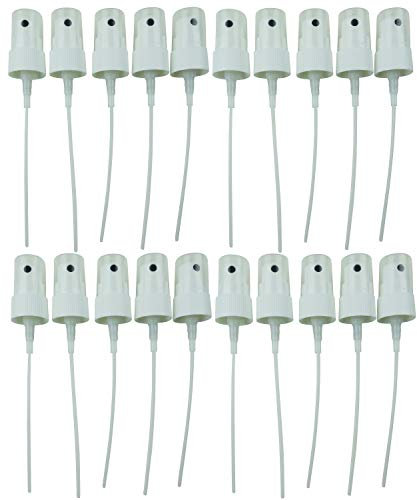 mikken B07RHPKX2J Lot de 20 embouts de pulvérisation GL18 pour bouteilles de pharmacie 5-100 ml, sans BPA, plastique