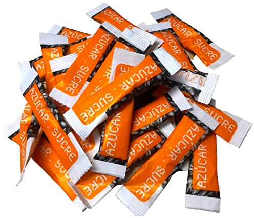 El Ático Sweet Sucre Dosette Individuelle, Sachets Sucre Blanc de 6 Grammes (200)