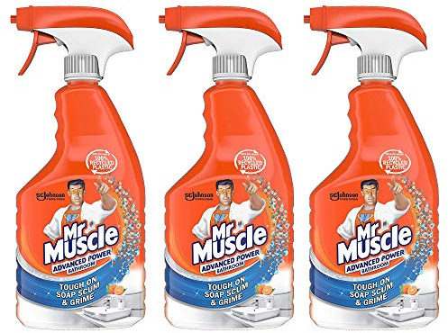 Mr Muscle Advanced Power Bathroom & Toilet 750ml - Orange (Pack of 3)