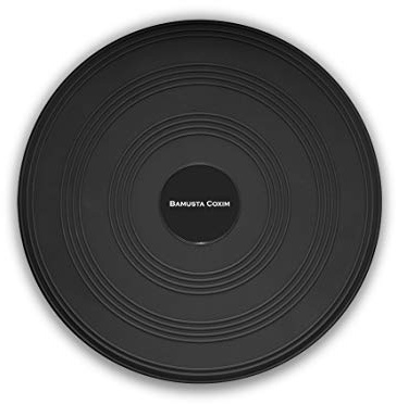 Bamusta Unisex – Erwachsene Coxim Gleichgewichtskissen, Sitzkissen, Schwarz, 33cm