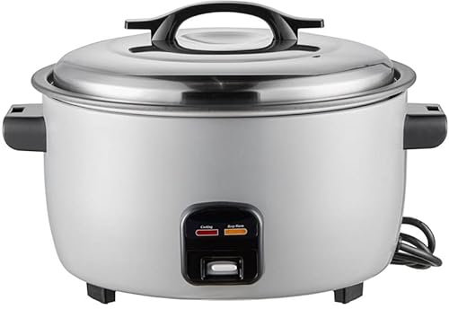 Stalwart DA-CFXB100A Commercial Rice Cooker Warmer 10 Litres of Cooked Rice - 4.2 Litres of Uncooked Rice