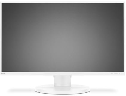 NEC MultiSync EA241WU White 60.96 cm 24 Inch LCD Monitor LED Backlight IPS 1920 x 1200 DVI-I DP HDMI VGA 150 mm Height Adjustable, White