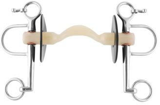 Sprenger NATHE Pelham 20 mm con barra suave con lengüeta libre y trajes largos, Unisex adulto, 13,5 cm., 20 mm