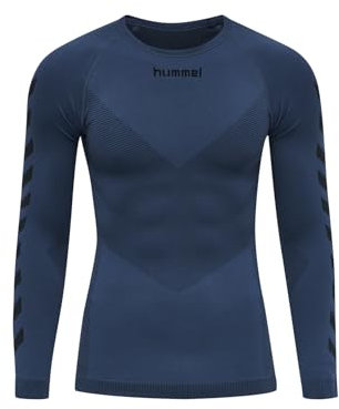 hummel First Seamless Longsleeve blau, M/L Herren