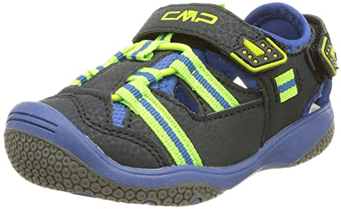 CMP BABY NABOO HIKING SANDAL, Sandalo Sportivo Unisex - Bambini e ragazzi, B.Blue-Acido, 20 EU