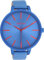 Oozoo Timepieces Damen Uhr in Blau - Armbanduhr Damen mit Lederarmband | Hochwertige Uhr für Frauen - Edle Analog Damenuhr in rund C11163