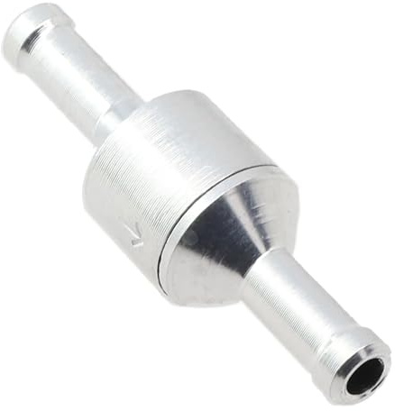 Jingyingtt Válvula antirretorno unidireccional cromada de 6-12 mm, for combustible, agua y gas, de aluminio, for caravanas, autocaravanas, agricultura y ferretería. Válvulas de ventilación