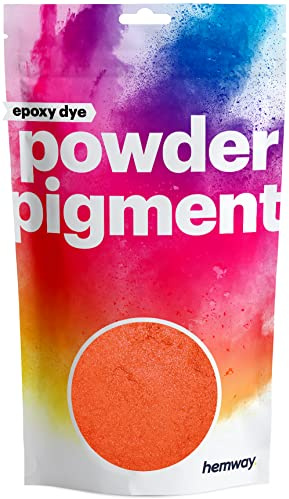 Hemway Epoxy Dye Powder Pigment Metallic Postbox Red Powder 50g | Mica Pigment for Resin, Epoxy, Polyurethane Paint, Jewellery & Resin Floors, Colour Enhancement