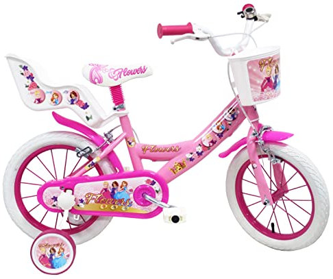 Flowers Velò Enfant Fille Rose Fuchsia Taille 14