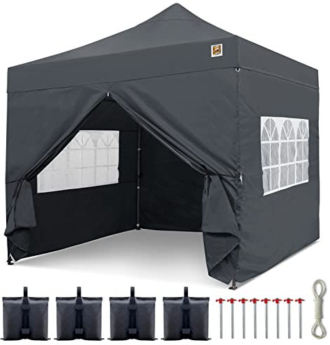 Gorilla Gazebo ® Pop Up 3x3m Heavy Duty Waterproof Commercial Grade Market Stall 4 Side Panels Leg Weights Pegs and Wheeled Carrybag