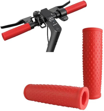 Gleamydot Manopole per Monopattino Elettrico Adulto per Xiaomi Mijia M365 1S Essential PRO 2 Escooter Scooter 3 Accessori (Rosso)