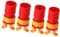 VILLFUL 4 Pezzi clip a vite porta punta magnetica vite in plastica avvitatore avvitatore presa di fissaggio a vite morsetto a vite universale Clip di fissaggio attrezzature viti