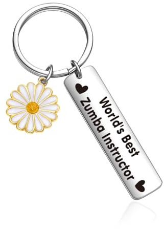 OWHOMS Zumba Instructor Appreciation Gift - Teacher's Day Keychain for Zumba Teacher, Lovers and Advocates Gift Jewelry