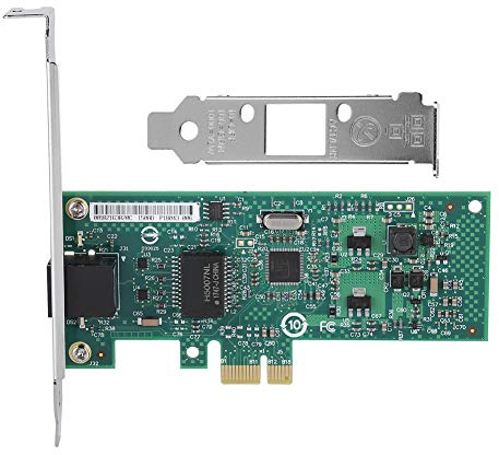 Tarjeta PCIe Ethernet, Tarjeta De Red PCIe Tarjeta De Video PCIe Tarjeta De Red Intel Adaptador De Red Convergente Gigabit Ethernet De 1000 Mbps con Indicador LED