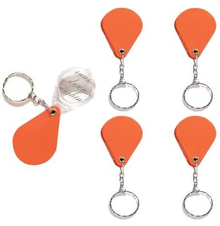 Lupe Klein, 4 Stück Mini Lupe Leselupen 10-fache Klein Lupe Faltbare Leselupe Mini Tasche Lupe Taschenlupe Tragbare Lupen Zum Lesen von Zeitungen Büchern und Kindern die Insekten Pflanzen Studieren