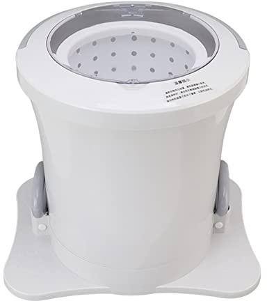 Xiuganpo 2500 RPM Manuell Dehydrator, Avtagbar, Torktumlare för små Tvättmängder (Vit)