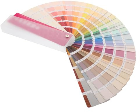 DECOMELODY Campioni di Colori per Vernici Standard in Carta e Plastico, Portatili e Convenienti per Progetti DIY e Ristrutturazioni Domestiche