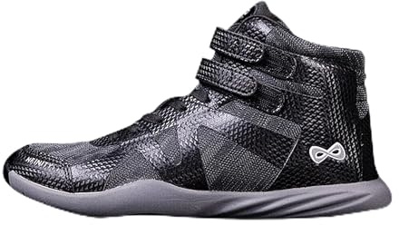 NFINITY Mid-Top Athletic Shoes for Women – Lightweight Indoor Gym & Tennis Shoes for Cheer, Dance & Cross Training – Breathable with Ankle Support & All-Surface Grip