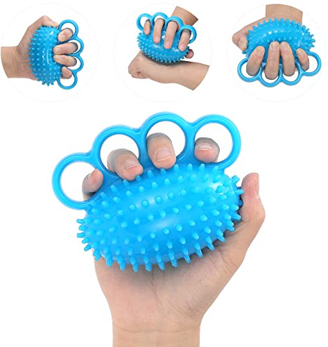 Handübungsball, Fingertherapieball – Griffstärkung und Flexibilität, Quetschen, Stressbälle für Erwachsene, Widerstandskrafttrainer für das Handgelenk