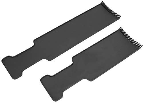 2 Pezzi Bordo per Tinture per Capelli Bordo per Evidenziare con i Denti Kit per Colorare i Capelli Bordo per Capelli per Parrucchieri Bordo Balayage Pettini Laterali