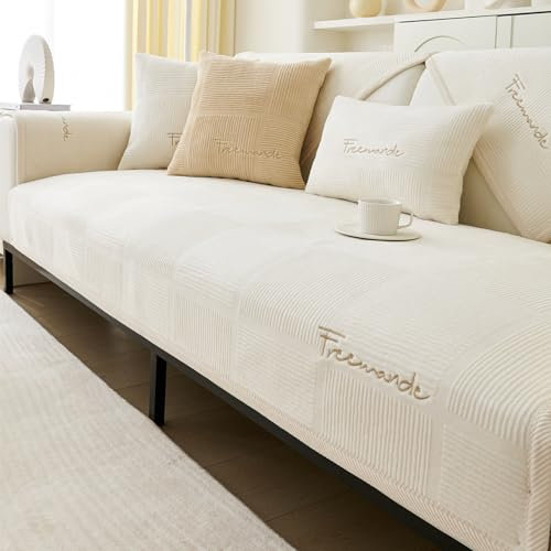 IMSGVIFO Sofabezug rutschfeste Couch überzug Sofadecke，Sofaschutz1 2 3 4-Seater L Shape Sofaschoner,Sofabezug Ecksofa l Form Überwurf Hundedecke Ecksofa Sofa Schutzdecke