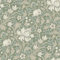 SOPHIE LAURENCE Sage Green Floral Wallpaper Light Blue Leafs Beige Flowers Smooth Matte Thick Wallpaper for Feature Wall Living Room Bedroom (Sample)