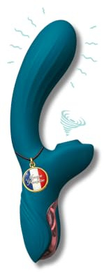 Le Topaze – Stimulateur Clitoridien à Succion & Vibration | Vibro | Sextoy Femme | 10 Modes de Vibration + 10 Modes de Succion | Silicone Médical Étanche | Unlimited Pleasure Secret