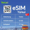 mewfi eSIM für Türkei Reisen, 15 Tage 10 GB, 4G LTE, Google, Twitter, etc., Einfache Aktivierung, 24/7 Whatsapp-Support