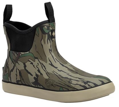 Nomad Men's BA Boot, Rubber Ankle Hunting Boot, Mossy Oak Greenleaf, 11