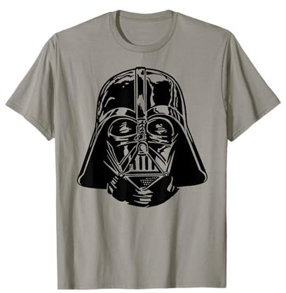 T-shirt con grafica retrò con casco Star Wars Darth Vader Maglietta