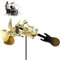 Doksvp Schlagzeuger Windmühle Metall Windrad Garten, Handmade Metal Drummer Windmil, Windspiel für Den Garten Percussionist Skulptur, für Außenbereich, Terrasse