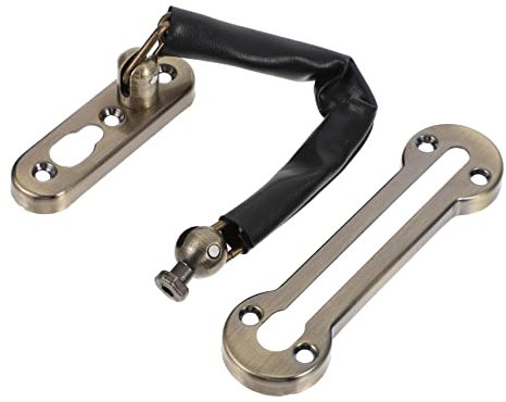 POPETPOP Catena Sicurezza Acciaio Inossidabile Fibbia per Porte Serratura per Interni Ed Esterni Installazione Facile e Veloce Resistente Alla e Affidabile