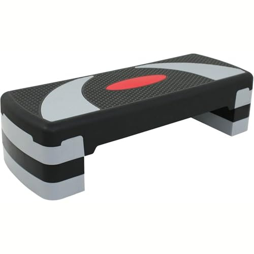 Aerobic Stepper 78cm – 4-Level Adjustable Exercise Step Platform for Home Gym, Cardio, Step Aerobics & Yoga – Non-Slip Fitness Step Board for Indoor Workouts