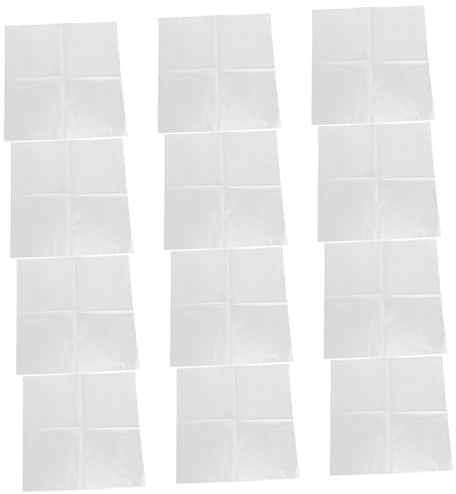 NIYANGLE Set 5 Pezzi Stabilizzatore Solubile in Acqua per Ricamo Carta da Trasferimento e Pellicola Idrosolubile 25X25 CM Accessori per Ricamo Fai da Te su Tessuti e Abbigliamento