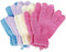 Guantes Exfoliantes de Ducha Juvale (4 Pares) - Guantes para exfoliar el cuerpo para hombres y mujeres - (4 colores)