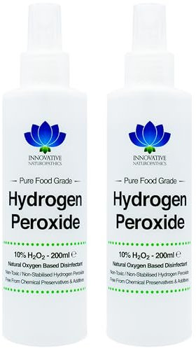 Hydrogen Peroxide Spray - Food Grade - 10% - 200ml - Pure H2O2 - No Additives (1)