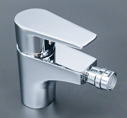 Grifo Bidé Modern | Monomando de Bidé (Rollo de Teflón Gratis) | Estilo Minimalista (Maneta sin marca) | MiGrifo