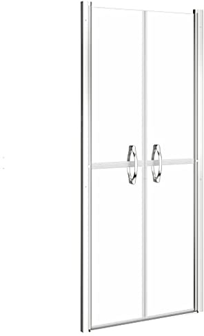 vidaXL Duschdörr klar ESG 76x190 cm