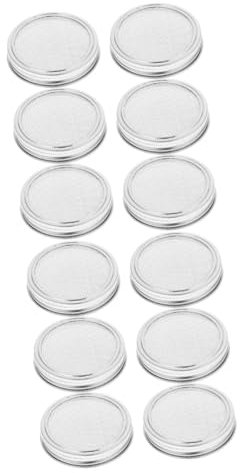 TOVINANNA Bocaux Germoir 12 Pièces Bocaux Engrener Pot De Germination Filtre De Soja Suite Couvercle Germoire