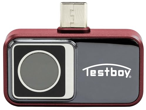 Testboy TV 297 SMART Wärmebildkamera für Smartphones, Thermokamera (Infrarotkamera für Android- und iOS-Geräte, Plug & Play, schnelle und unkompliziert, hohe Präzision)