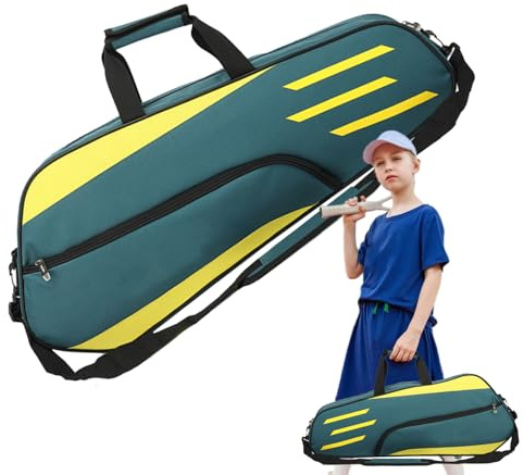 3 Bolsas De Tenis De 3 Raquetas - Funda De Transporte De Hombro Impermeable Para Raqueta De Tenis | Paquete De Bolso Duradera Con Compartimento Acolchado | Accesorios De Tenis Para Hombres Mujeres
